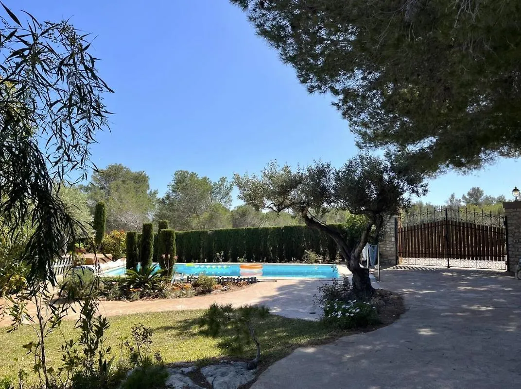 Preciosa Villa Con Vistas Al Mar Y Al Atardecer Y Piscina Privada L'Ametlla de Mar Apartment