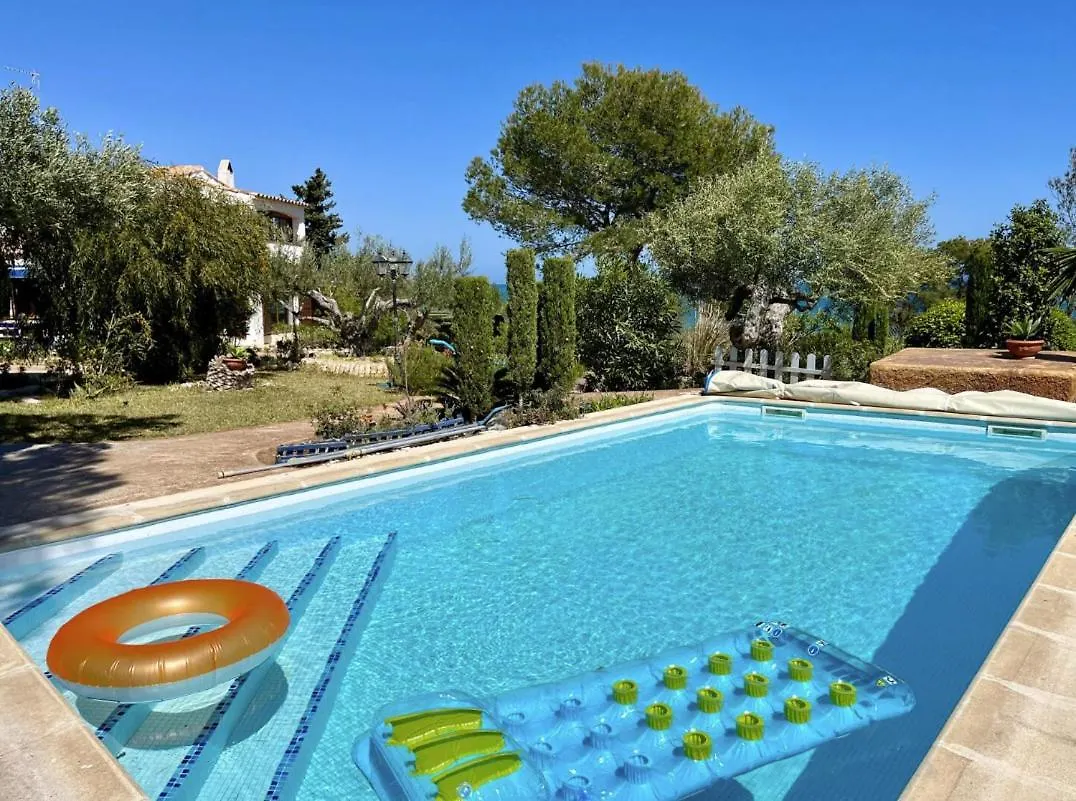 Apartment Preciosa Villa Con Vistas Al Mar Y Al Atardecer Y Piscina Privada L'Ametlla de Mar Spain